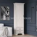 Шкаф 1-створчатый Тиффани 1D2S вудлайн кремовый | изображение 2