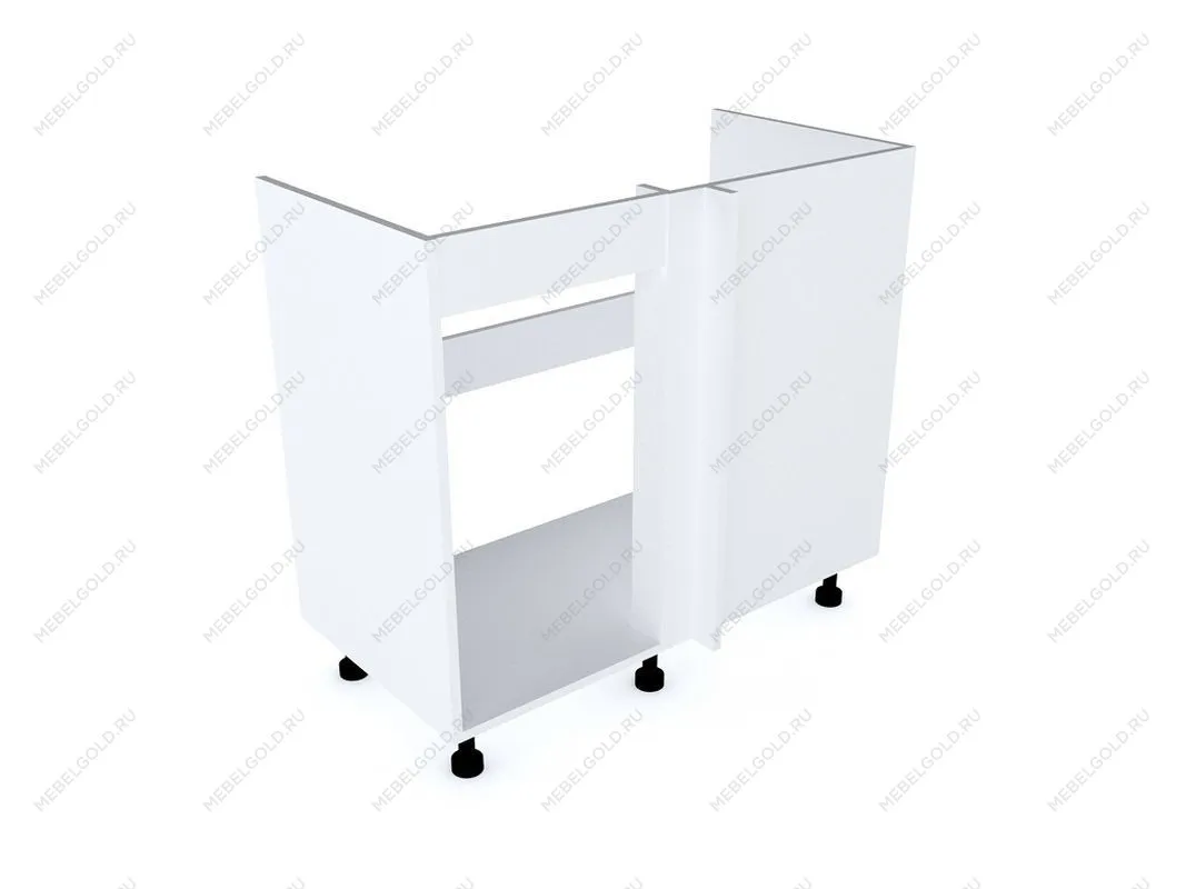 Стол под мойку угловой СМУ-100 левый, Канзас (900*470*820) Шалле Мореный, 20911 | изображение 1