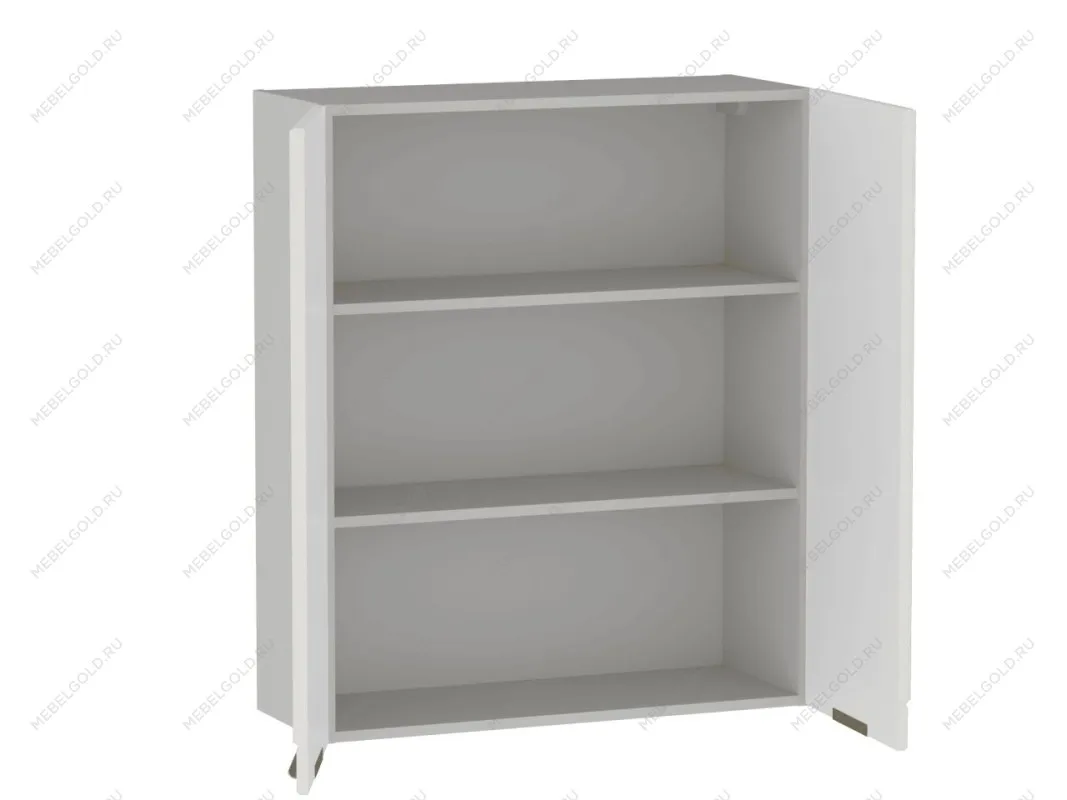 Шкаф 960 2-х дверный ШГ-80, Берта (800*321*960) Экокожа Белый, 25337 | изображение 1