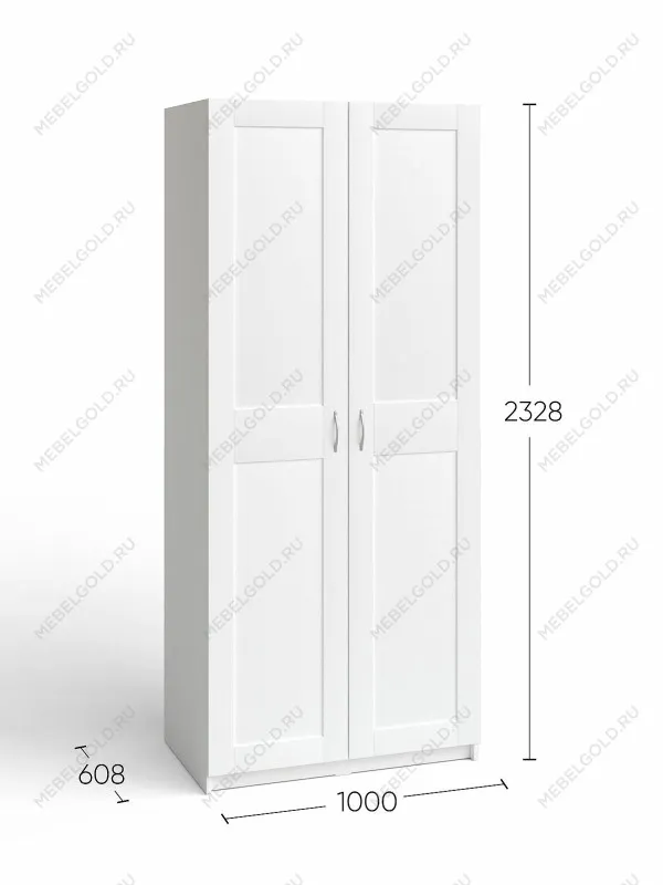 Шкаф Макс, 2 двери, 100х61х233 см, дуб сонома | изображение 3