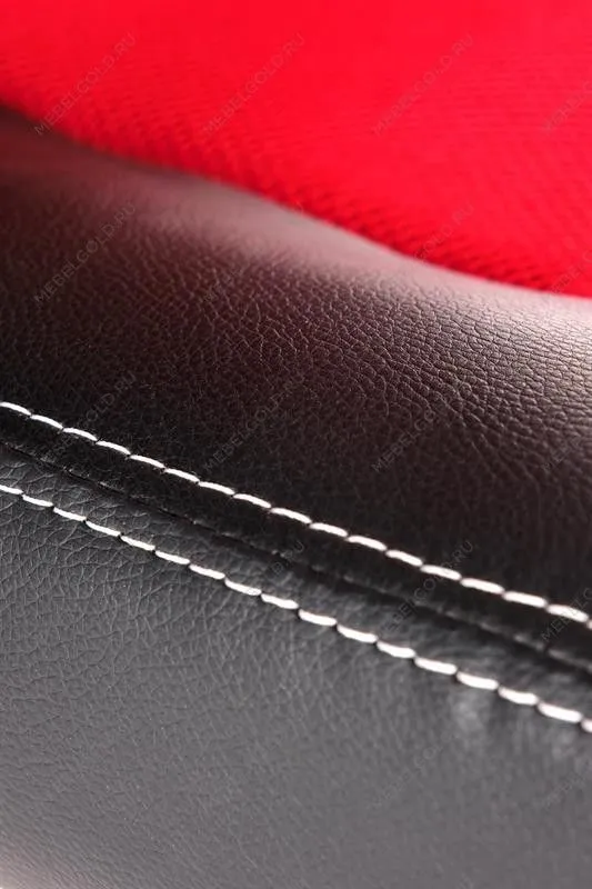 Кресло компьютерное Halmar BERKEL (черный/красный) | изображение 6