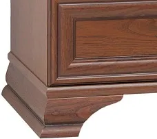 Шкаф с витриной Кентаки REG1W1S каштан - Выставка Балашиха