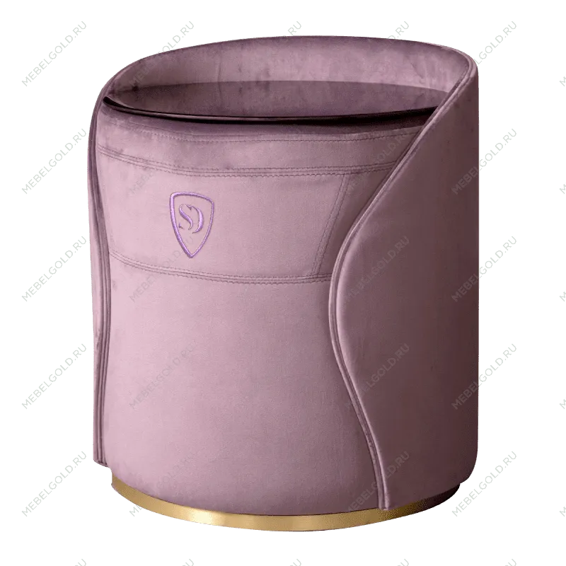Пуф-тумба Душистая лаванда (бархат) золото Sweet dreams PS-101