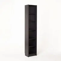 МАЛЬМ / VARMA Стеллаж ИКЕА / IKEA 40, 40x200x28, шпон, черный