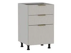 Стол с ящиками СЯ-50 (176/356), Монза (500*523*820) Экокожа Бежевый, 23118