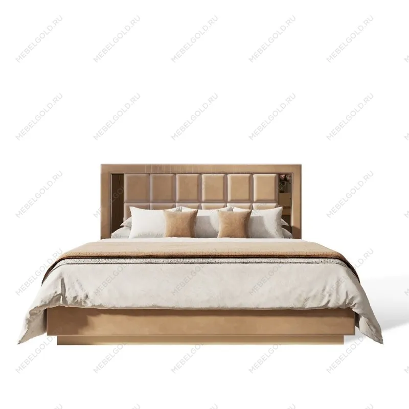Кровать Замира 160x200 см бежевый | изображение 1
