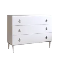 Комод Римини (Белый/Серебро) РМКМ-1