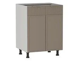 Стол 2-х дверный С-60, Берта (600*528*820) Мокко, 25108