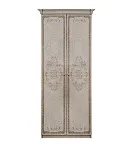 Шкаф Патрисия 2-дверный без зеркал крем корень глянец | изображение 1