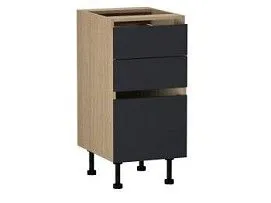 Стол с ящиками СЯ-40, Женева (400*520*870) Дуб Палермо/Синий матовый, 22516