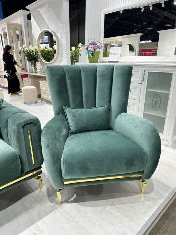 Кресло Замира оливковый | изображение 8