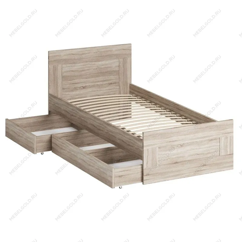 Ящик выкатной для кроватей СИРИУС, 138х60х20 см, дуб сонома | изображение 8