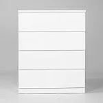 МАЛЬМ / VARMA Комод ИКЕА / IKEA 4, 80x100x40, пигмент, белый - Выставка м. Марьина роща | изображение 2