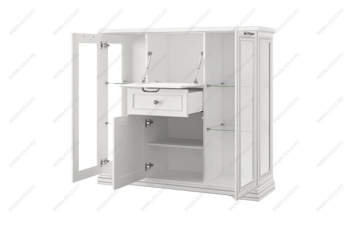 Шкаф с витриной Севилла 2V2D1S | изображение 1