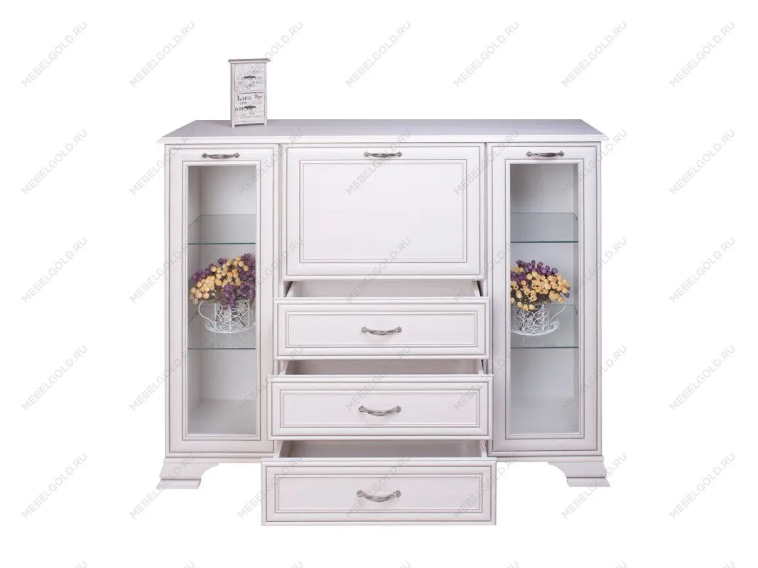 Тумба Тиффани 2V1D3S вудлайн кремовый | изображение 5