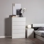 МАЛЬМ / VARMA тумба для обуви 5 ящиков ИКЕА / IKEA 80х123х40, белый | изображение 5