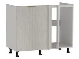 Стол под мойку угловой СМУ-110, Монза (1000*554*820) Экокожа Бежевый, 23114