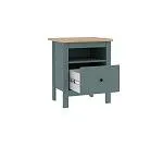 САГА тумба темно-бирюзовая/ясень | изображение 2