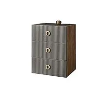 Комод Bogemia Woodline Fly Fi (Серый) (Lakobel/Золото) БМКМ-1