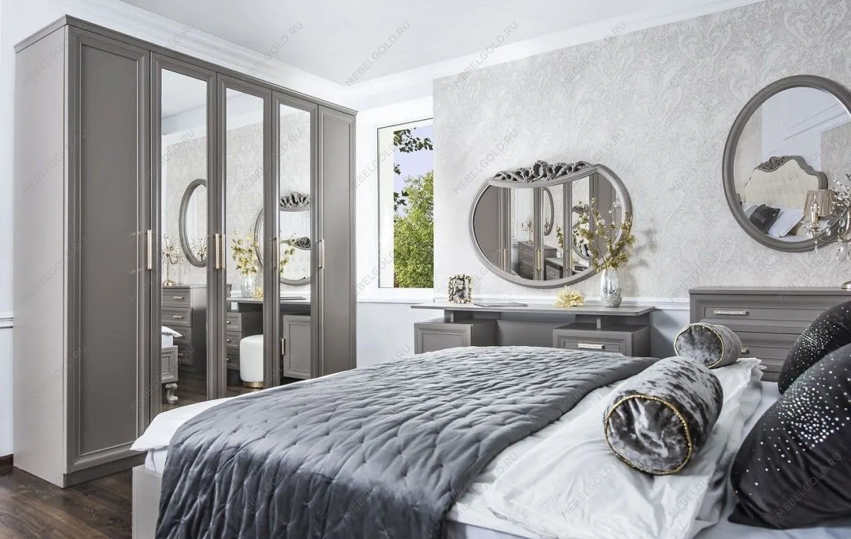 Спальня Мокко 5-ств серый камень | изображение 7