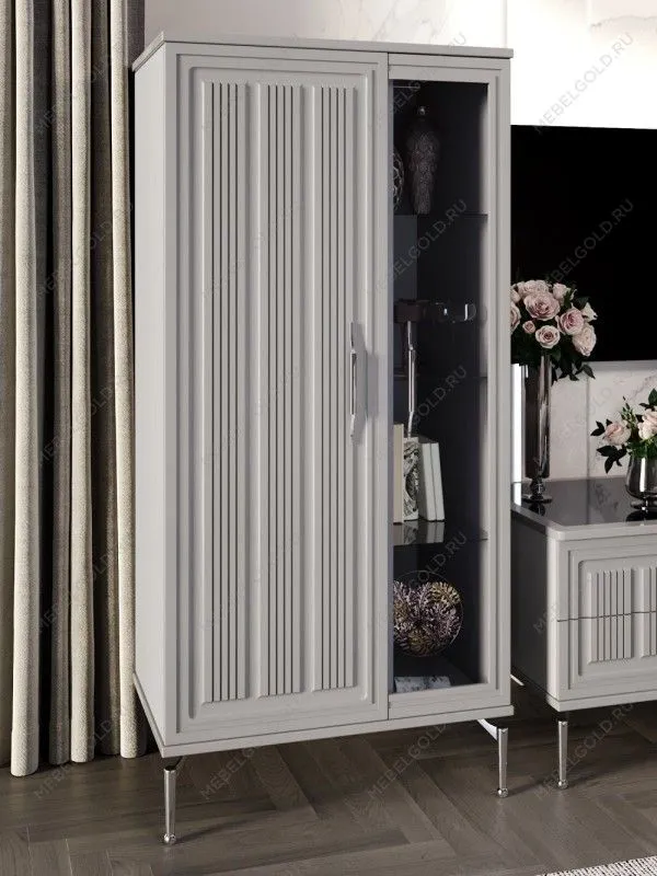 Витрина Замира 2-ств низкая серый | изображение 2