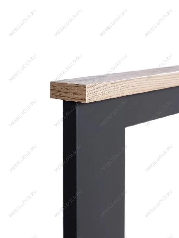 Кровать односпальная Сага, 90х200 см, серая/ясень | изображение 9