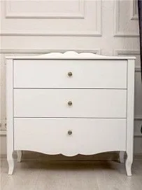 Комод Версаль 3 ящика (белый)
