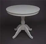 Стол обеденный Круглый-0090 (белая эмаль) | изображение 1