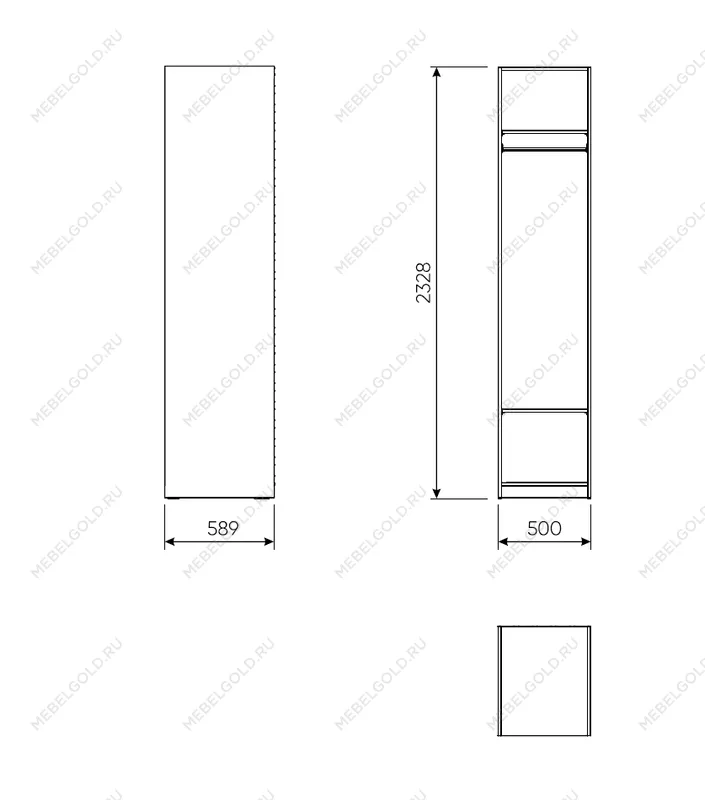 МАКС стеллаж 50х58х233 серый | изображение 2