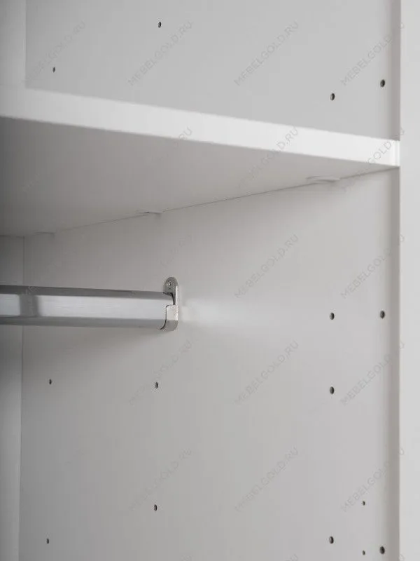 Шкаф Пикси распашной, с двумя дверьми и полкой 60х57х120, белый (робкий подснежник) | изображение 13