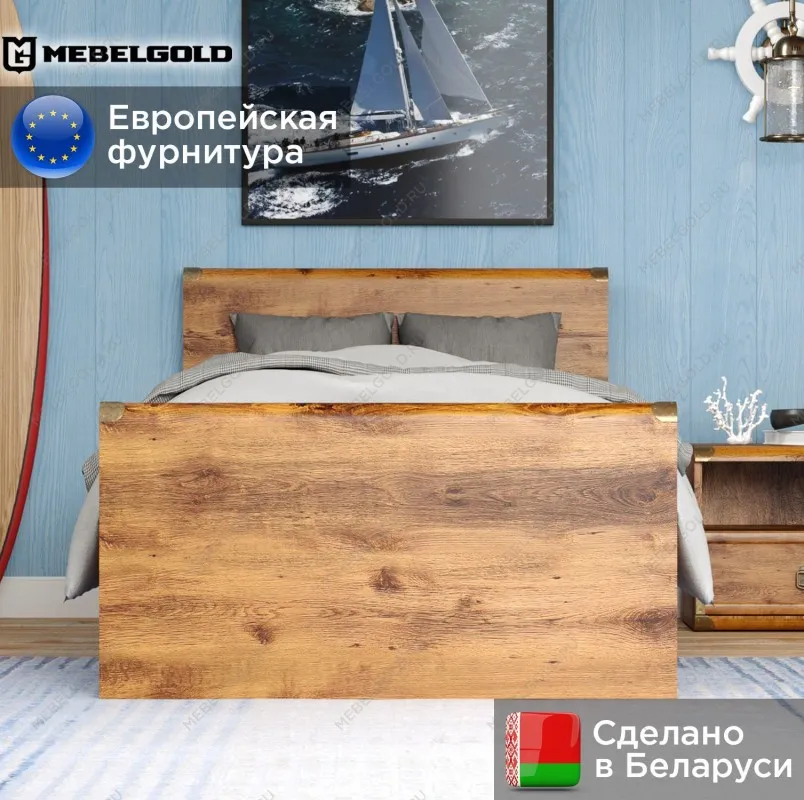 Кровать Индиана JLOZ/90 дуб саттер | изображение 1