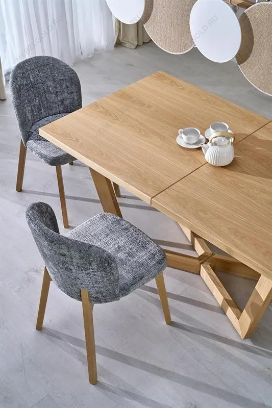 Стол обеденный Halmar MASSIVE 3 160 (дуб натуральный/дуб натуральный) | изображение 13