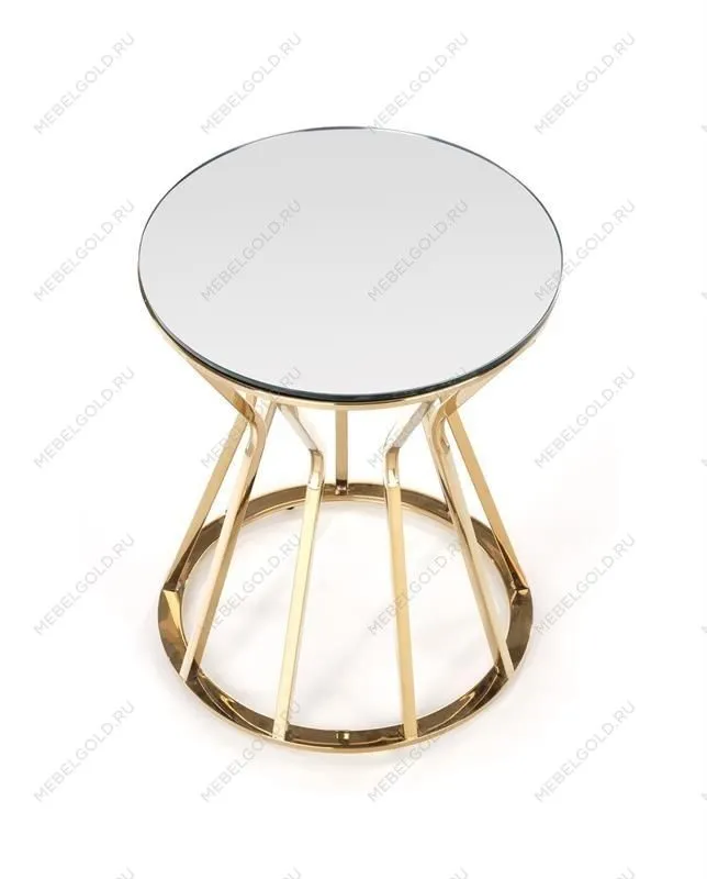 Стол журнальный Halmar AFINA S (зеркало/золотой) | изображение 5