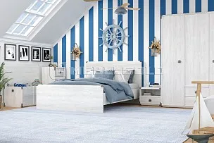 Кровать Индиана JLOZ/160x200 сосна каньон