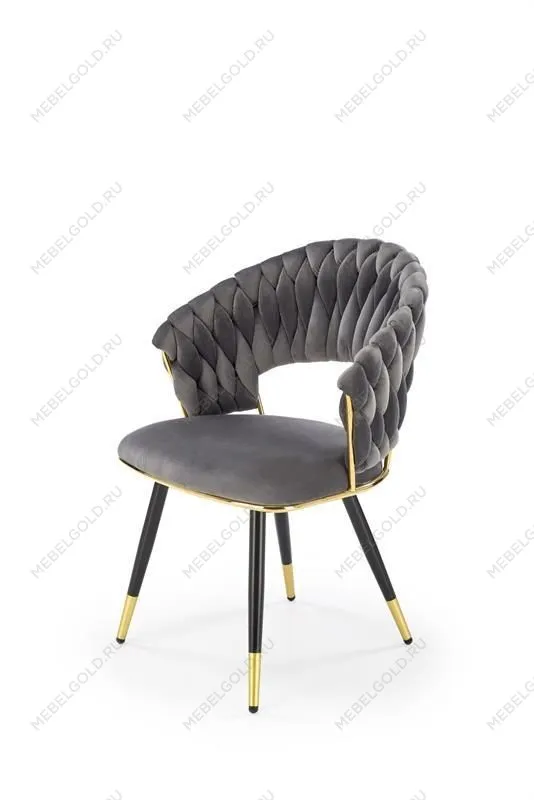 Стул кухонный Halmar K551 (серый/черный/золотой)