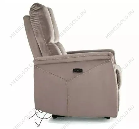 Кресло Signal NEPTUN Velvet Bluvel 38 раскладное (капучино) | изображение 3