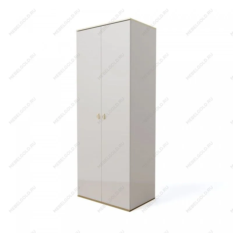 Шкаф 2-х дверный Римини (Слоновая кость/Золото) РМШ2/2