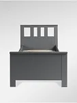 Кровать односпальная Сага, 90х200 см, серая | изображение 5