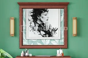 Зеркало Стилиус LUS90 (Орех донской)