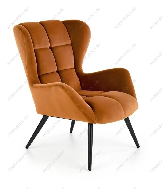 Кресло HALMAR TYRION корица/черный