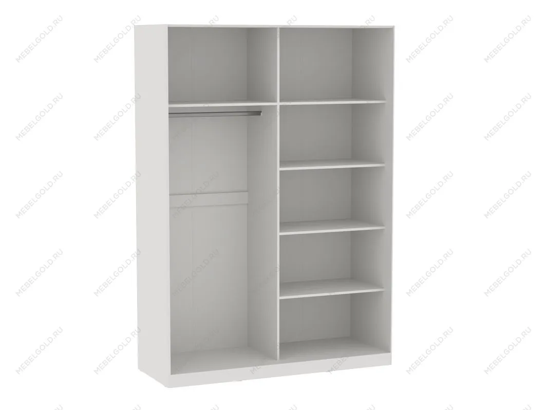 Шкаф купе с зеркальными дверями, Аврора (1624*604*2304) Дуб Мария/Кашемир | изображение 1