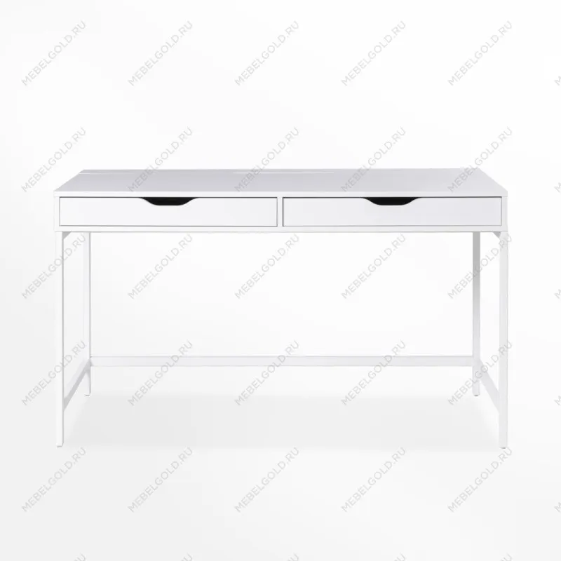 ИНГАР Д 132 стол письменный 132x58x76, белый | изображение 1