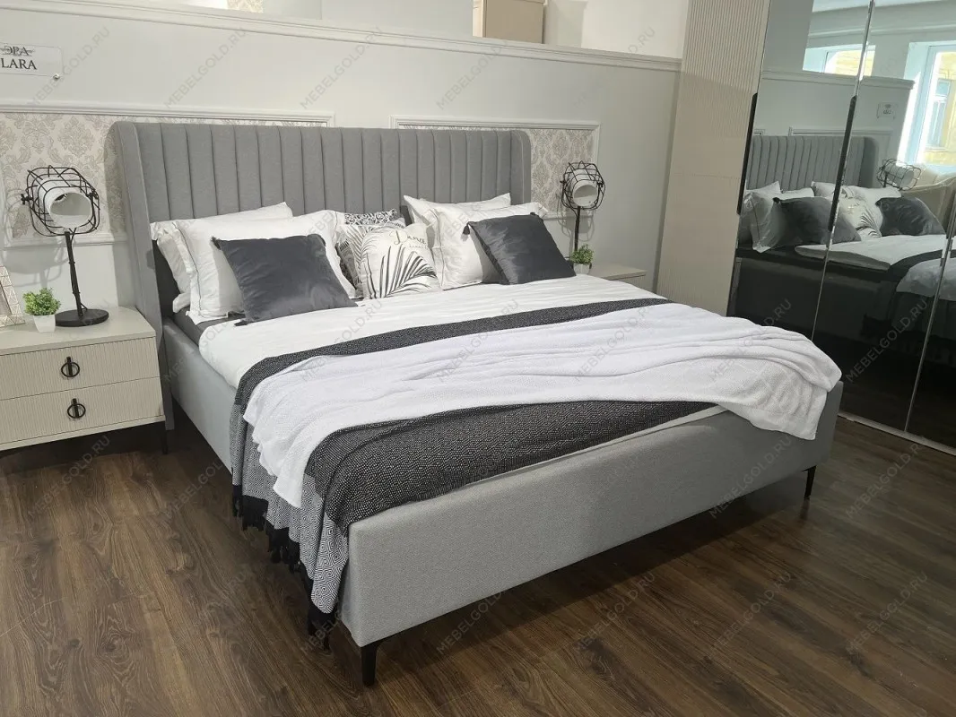 Тумба прикроватная Стелла светло серый камень | изображение 5