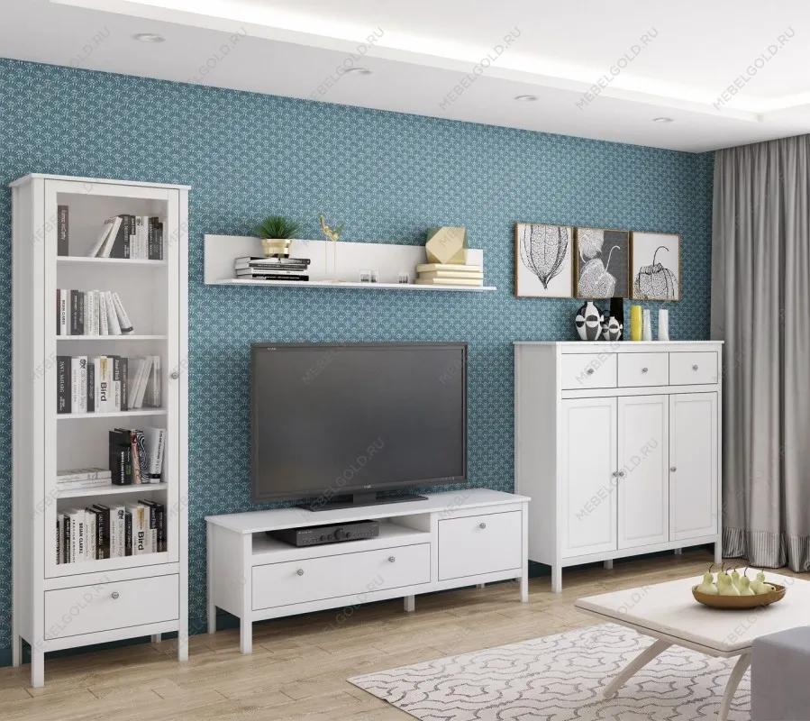 Шкаф-витрина Ева (Хельга) REG1W1S/65 белый | изображение 8