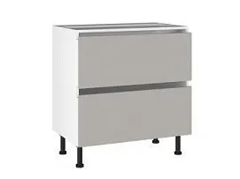 Стол с ящиками СЯ-(2)-80, Виста (800*523*870) Экокожа Бежевый, 26415