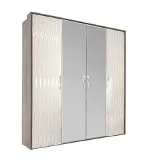 Шкаф Гравита 4-дверный белый глянец