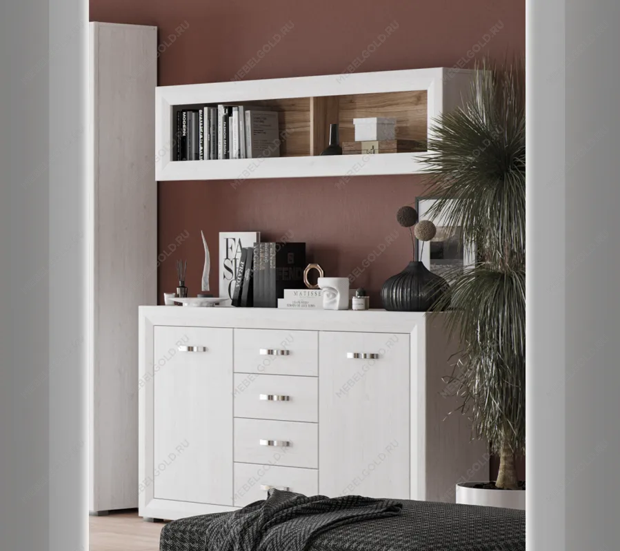 Шкаф навесной Мальта SFW/15 без стекла | изображение 1