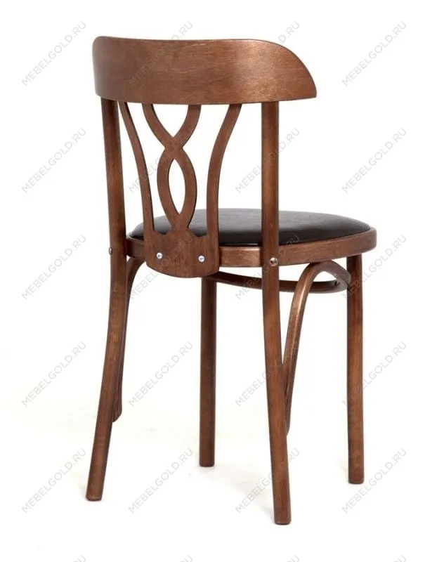 Стул Астра Восьмерка мягкий (темный тон, экокожа коричневая) | изображение 3