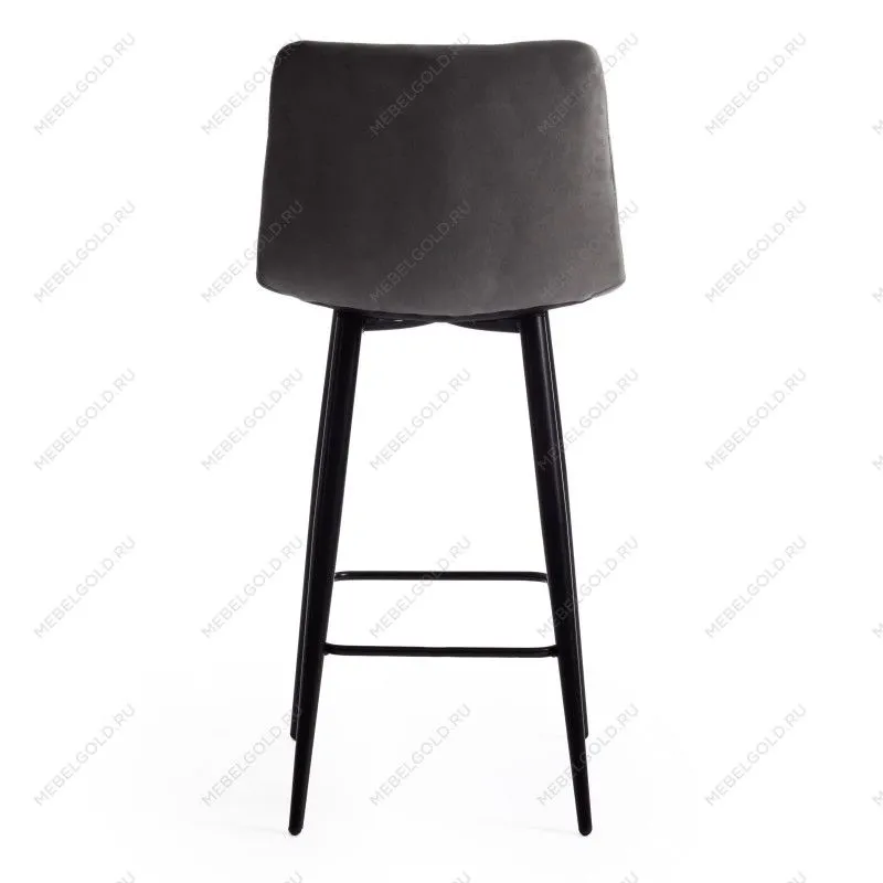 Стул полубарный CHILLY (mod. 7095пб) серый barkhat 26/черный | изображение 3