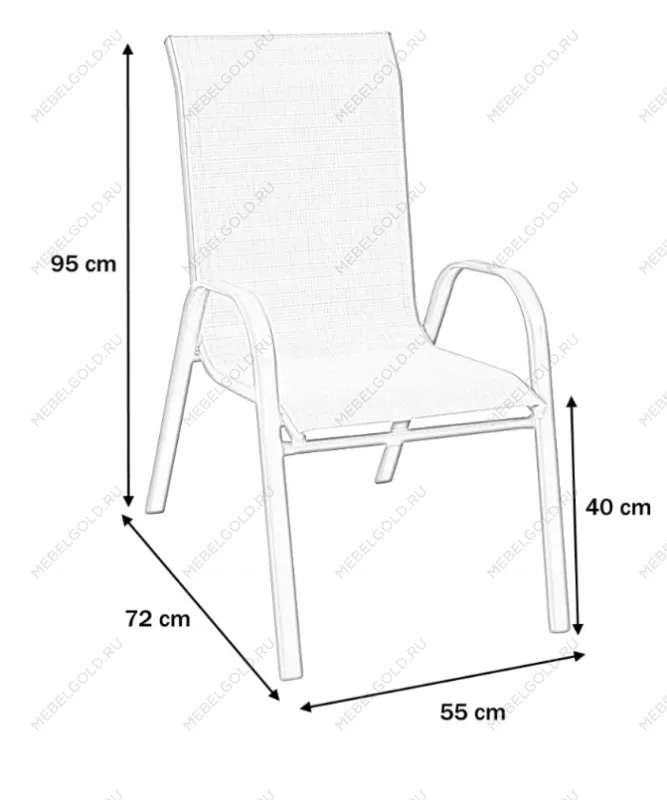 Стул кухонный Halmar MOSLER (серый/темно-серый) | изображение 2